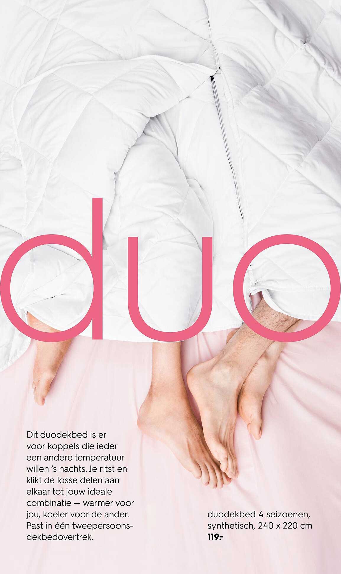 duodekbed 4 seizoenen, synthetisch, 240 x 220 cm