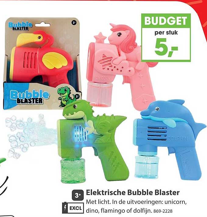 Elektrische Bubble Blaster