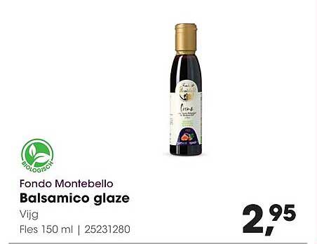 Fondo Montebello Balsamico glaze Vijg