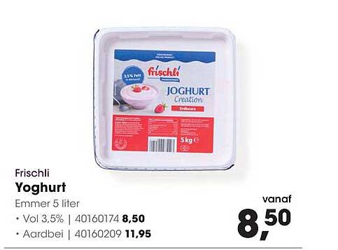 Frischli Yoghurt Emmer 5 liter