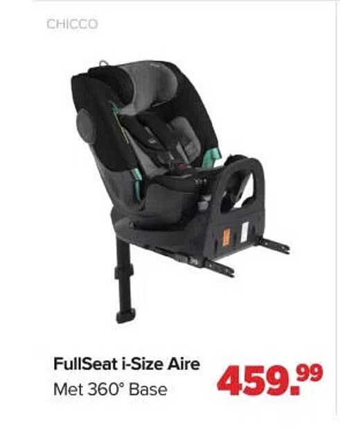 FullSeat i-Size Aire Met 360° Base