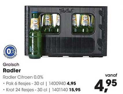 Grolsch Radler Radler Citroen 0.0%