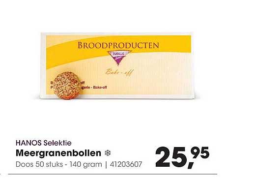 HANOS Selectie Meergranenbollen