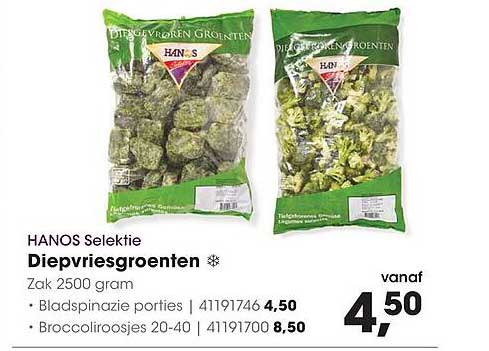 HANOS Selek­tie Diepvriesgroenten