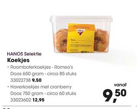 HANOS Selektie Koekjes
