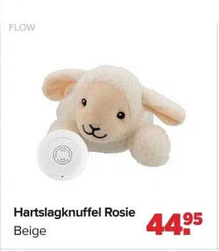 Hartslagknuffel Rosie Beige