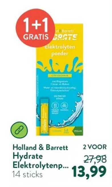 Hydrate Elektrolytenp... 14 sticks 1+1 GRATIS