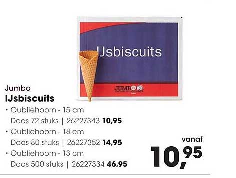 Jumbo IJsbiscuits