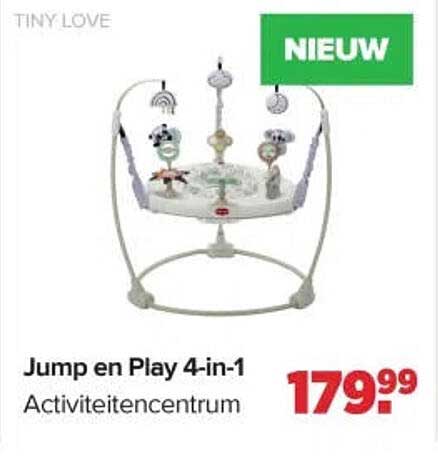 Jump en Play 4-in-1 Activiteitencentrum