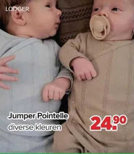 Jumper Pointelle diverse kleuren