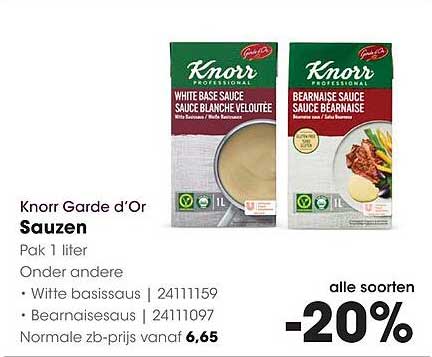 Knorr Garde d'Or Sauzen