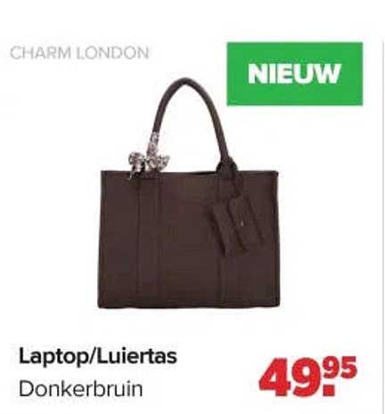 Laptop/Luiertas Donkerbruin
