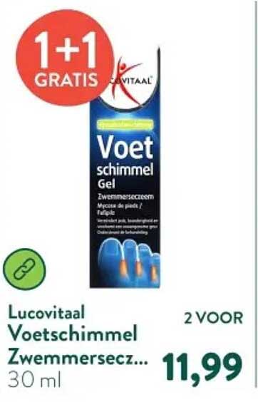 Lucovitaal Voetschimmel Zwemmerec... 1+1 GRATIS