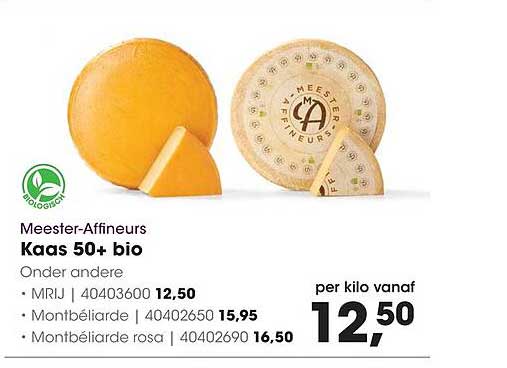 Meester-Affineurs Kaas 50+ bio