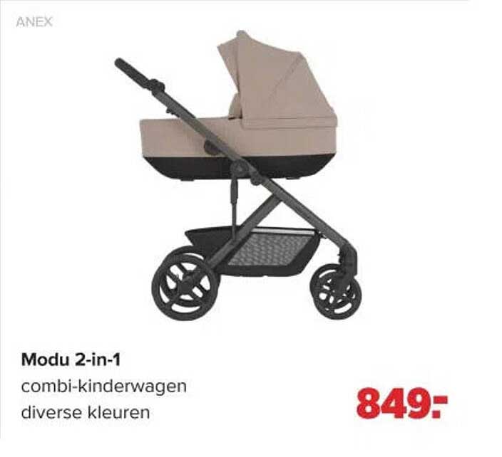 Modu 2-in-1 combi-kinderwagen diverse kleuren