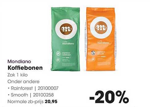 Mondiano Koffiebonen