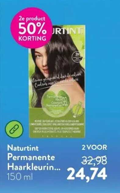Naturtint Permanente Haarkleurin... 2 VOOR 50% KORTING