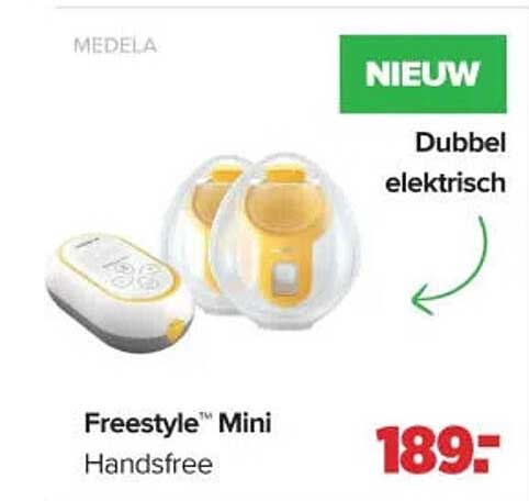 NIEUW Dubbel elektrisch Freestyle™ Mini Handsfree