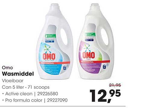 Omo Wasmiddel Vloeibaar Can 5 liter - 71 scoops