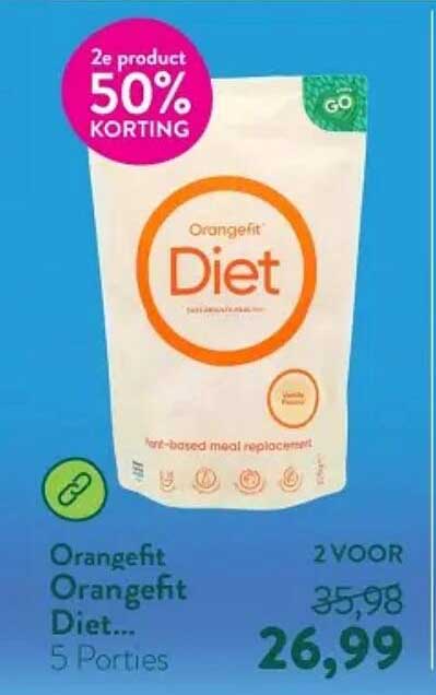 Orangefit Orangefit Diet... 5 Porties 2e product 50% KORTING