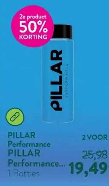 PILLAR Performance PILLLAR Performance... 2e product 50% KORTING