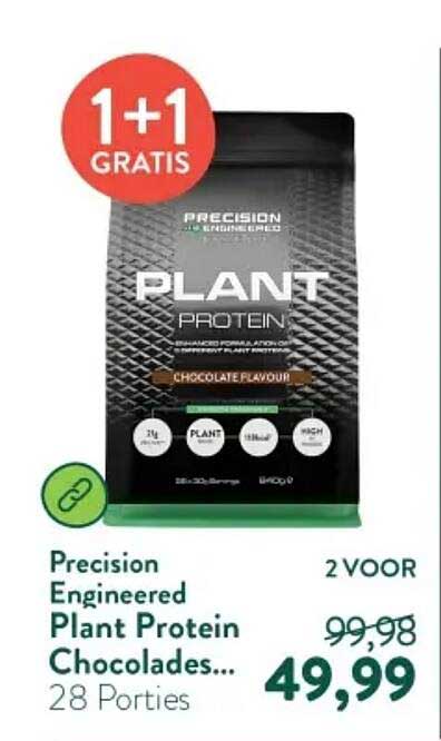 Precision Engineered Plant Protein Chocolades... 28 Porties 1+1 GRATIS