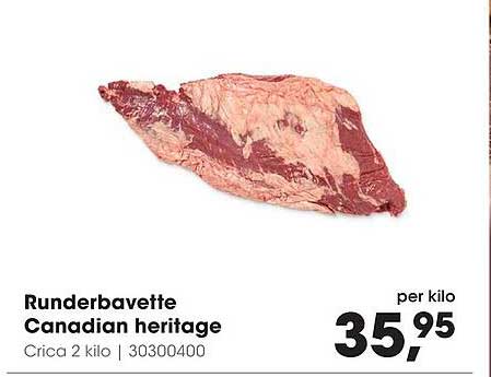Runder bavette Canadian heritage