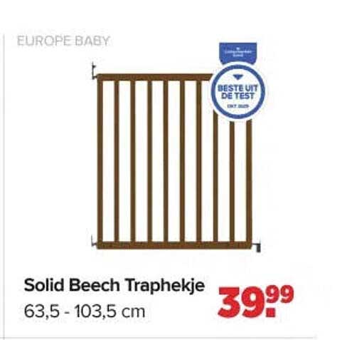 Solid Beech Traphekje