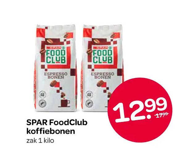 SPAR FoodClub koffiebonen