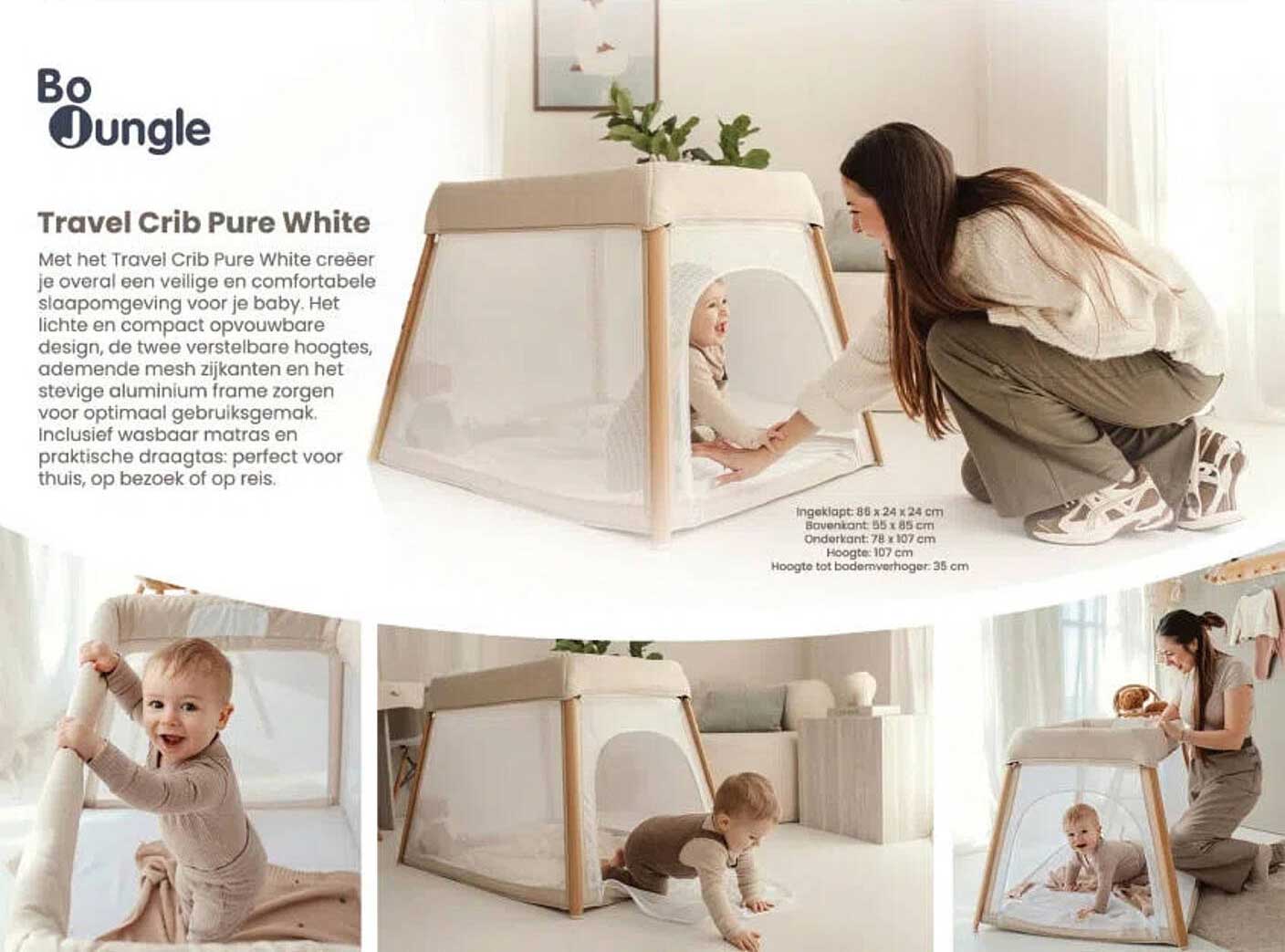Travel Crib Pure White