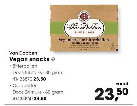 Van Dobben Vegan snacks