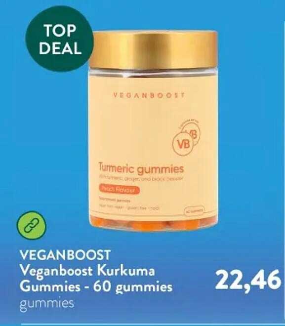 VEGANBOOST Veganboost Kurkuma Gummies - 60 gummies