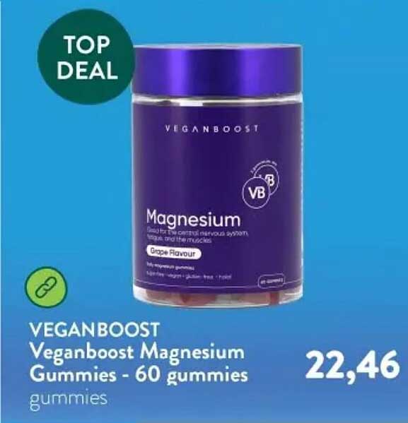 VEGANBOOST Veganboost Magnesium Gummies - 60 gummies