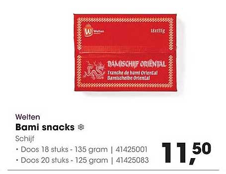 Welten Bami snacks ❄
