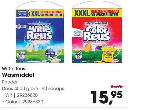 Witte Reus Wasmiddel