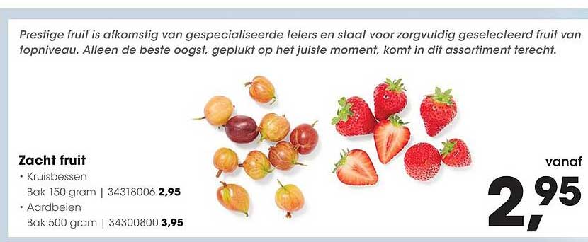 Zacht fruit