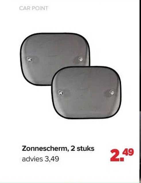 Zonnescherm, 2 stuks