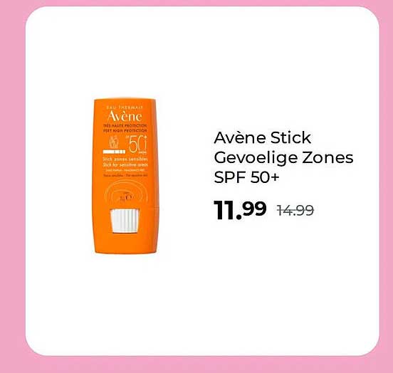 Avène Stick Gevoelige Zones SPF 50+