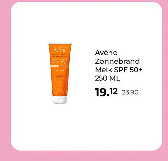 Avène Zonnebrand Melk SPF 50+ 250 ML