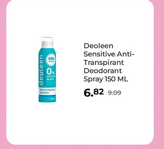 Deoleen Sensitive Anti-Transpirant Deodorant Spray 150 ML