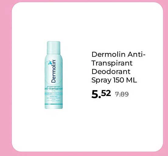 Dermolin Anti-Transpirant Deodorant Spray 150 ML