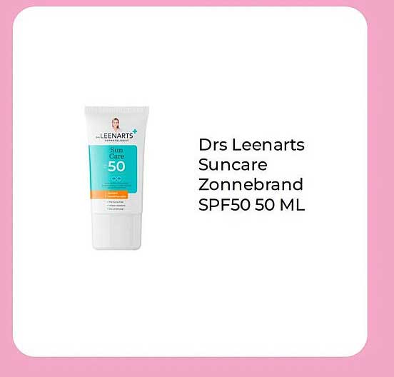 Drs Leenarts Suncare Zonnebrand SPF50 50 ML