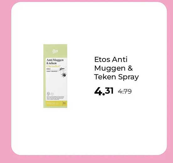 Etos Anti Muggen & Teken Spray
