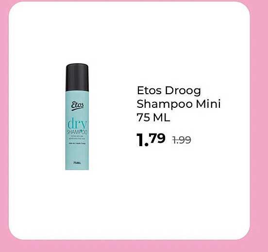 Etos Droog Shampoo Mini 75 ML
