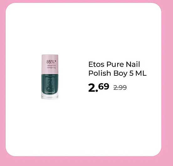 Etos Pure Nail Polish Boy 5 ML