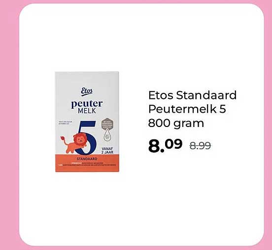 Etos Standaard Peutomelk 5 800 gram