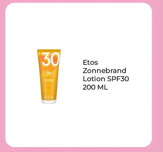 Etos Zonnebrand Lotion SPF30 200 ML