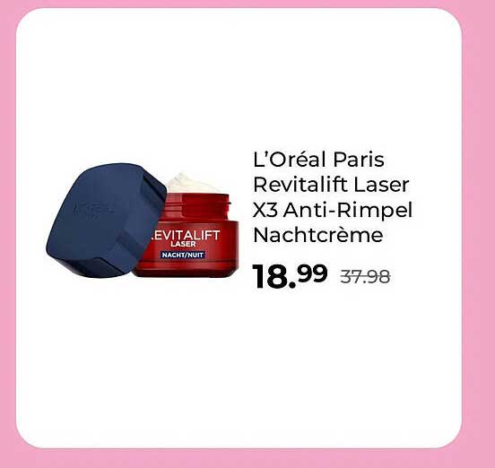 L’Oréal Paris Revitalift Laser X3 Anti-Rimpel Nachtcrème