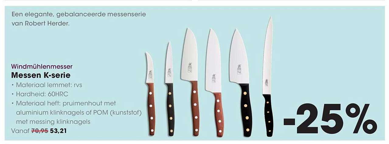 Messen K-serie -25%