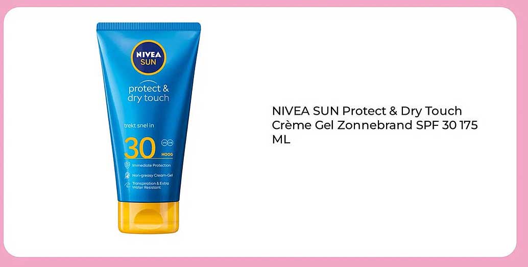 NIVEA SUN Protect & Dry Touch Crème Gel Zonnebrand SPF 30 175 ML